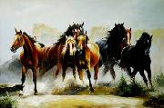 unknow artist Horses 042 France oil painting artist